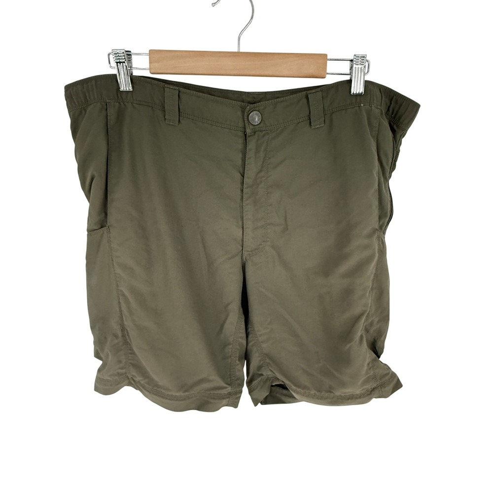 The North Face Mens Olive Green Ripstop Hiking Shorts Fishing Gorpcore 40 outdoo